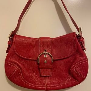 NEW Classic Coach All Leather shoulder bag